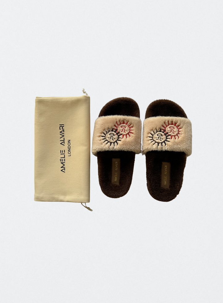 Unity Rays Fleece-Lined Slide Sandals